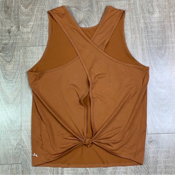 JoyLab Orange tie-back Tank Top - Picture 2 of 5